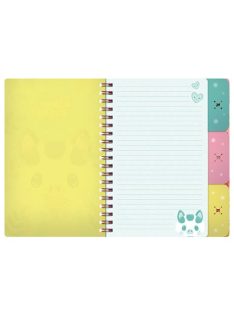   Bangoberry Füzet Bangoberry spirálos, elválasztókkal, 3db Bangobobbal, malac mintával