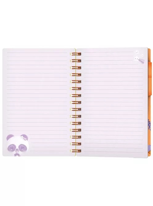 Bangoberry Füzet Bangoberry spriálos, 2db Bangobobbal, panda mintával