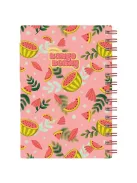 Bangoberry Füzet Bangoberry spriálos, 2db Bangobobbal, malac mintával