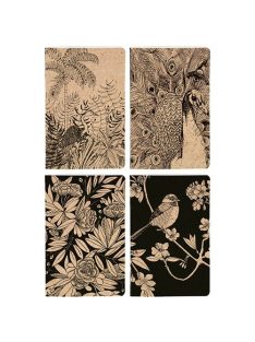   Clairefontaine Jegyzetfüzet Clairefontaine Le Cerisier Blanc 11x17cm, 32 lapos, vonalas, vegyes minta