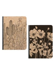   Clairefontaine Jegyzetfüzet Clairefontaine Le Cerisier Blanc A/6, textil gerinc, 72 lapos, vonalas, vegyes minta