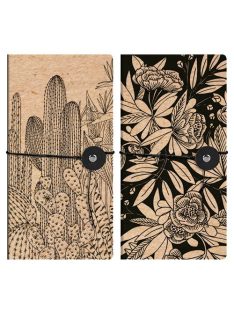   Clairefontaine Jegyzetfüzet Clairefontaine Le Cerisier Blanc 9x18 cm, 40 lapos, sima, vegyes minta