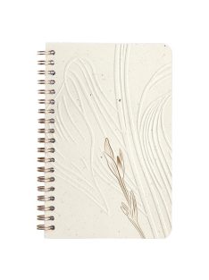   Clairefontaine Jegyzetfüzet Clairefontaine Tulip paper, spirálos, 11x17cm, 50 lapos, pontozott