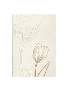   Clairefontaine Jegyzetfüzet Clairefontaine Tulip paper, A/5, 14,8x21cm, 64 lapos, pontozott