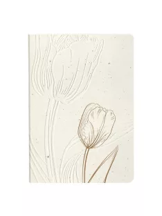   Clairefontaine Jegyzetfüzet Clairefontaine Tulip paper, A/5, 14,8x21cm, 64 lapos, pontozott