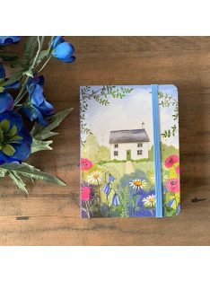   Alex Clark Jegyzetfüzet Alex Clark, vonalas, 14x10,5cm, 160 oldal, gumis,nyári kert