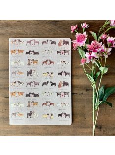   Alex Clark Füzet Alex Clark, vonalas, 18,5x25,5 cm, 40 oldal,Kutyák