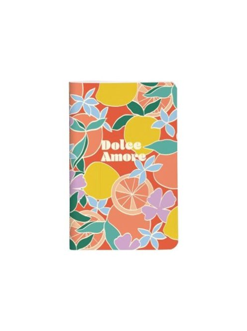 Clairefontaine Jegyzetfüzet Clairefontaine Dolce Amore 7,5x12 cm, 24 lapos, sima, vegyes minta