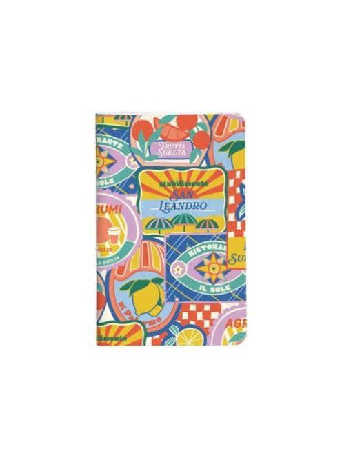 Clairefontaine Jegyzetfüzet Clairefontaine Dolce Amore 7,5x12 cm, 24 lapos, sima, vegyes minta