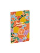 Clairefontaine Jegyzetfüzet Clairefontaine Dolce Amore 7,5x12 cm, 24 lapos, sima, vegyes minta