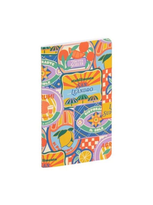 Clairefontaine Jegyzetfüzet Clairefontaine Dolce Amore 7,5x12 cm, 24 lapos, sima, vegyes minta