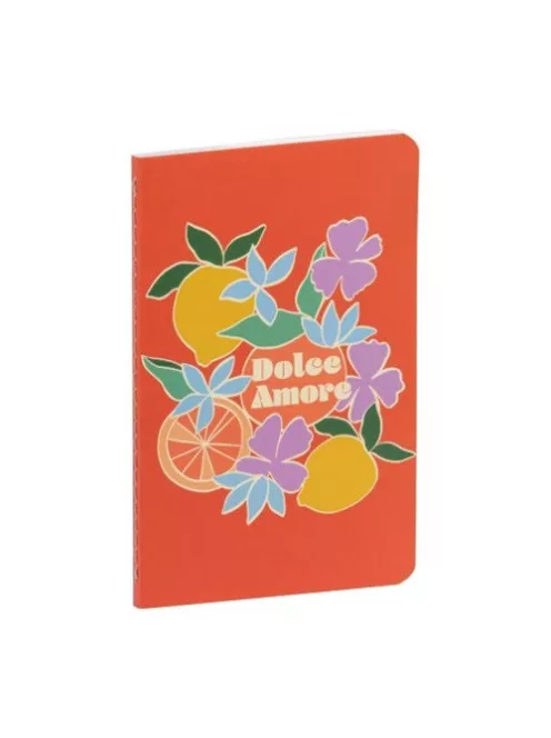 Clairefontaine Jegyzetfüzet Clairefontaine Dolce Amore 9x14 cm, 48 lapos, vonalas, vegyes minta