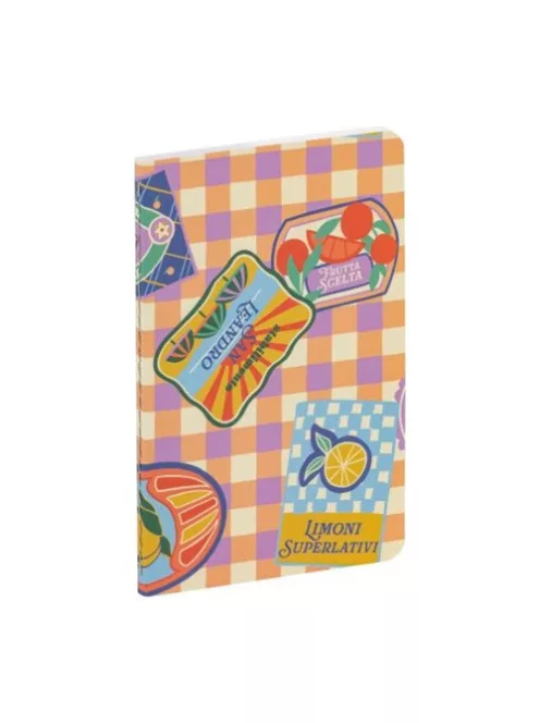 Clairefontaine Jegyzetfüzet Clairefontaine Dolce Amore 9x14 cm, 48 lapos, vonalas, vegyes minta