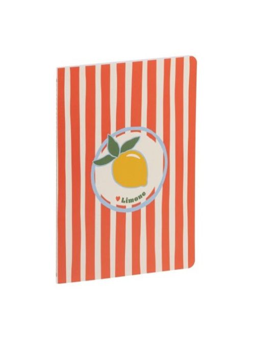 Clairefontaine Jegyzetfüzet Clairefontaine Dolce Amore, A/5, 14,8x21 cm, 32 lapos, vonalas, vegyes minta