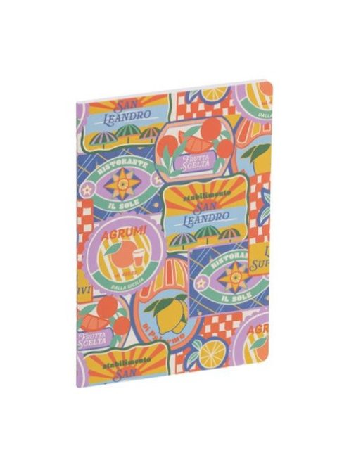 Clairefontaine Jegyzetfüzet Clairefontaine Dolce Amore, A/5, 14,8x21 cm, 32 lapos, vonalas, vegyes minta