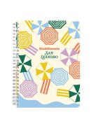 Clairefontaine Jegyzetfüzet Clairefontaine Dolce Amore A/5, spirálos, 74 lapos, vonalas, vegyes minta