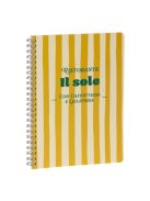 Clairefontaine Jegyzetfüzet Clairefontaine Dolce Amore A/5, spirálos, 74 lapos, vonalas, vegyes minta