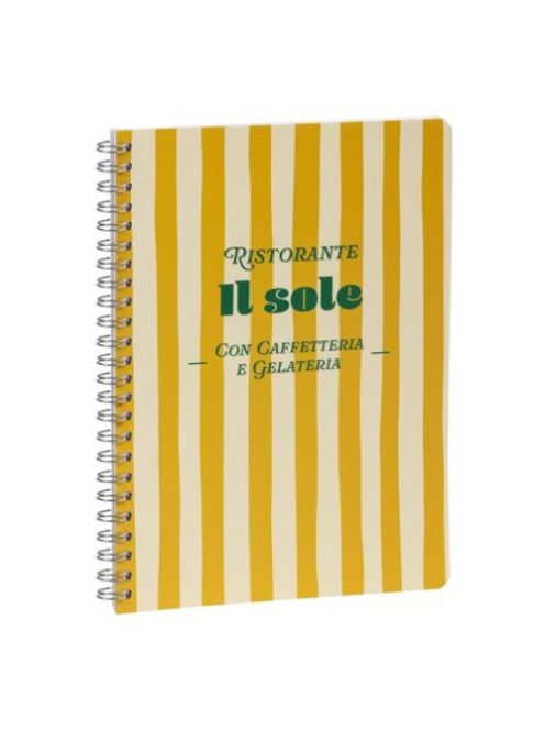 Clairefontaine Jegyzetfüzet Clairefontaine Dolce Amore A/5, spirálos, 74 lapos, vonalas, vegyes minta