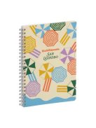 Clairefontaine Jegyzetfüzet Clairefontaine Dolce Amore A/5, spirálos, 74 lapos, vonalas, vegyes minta