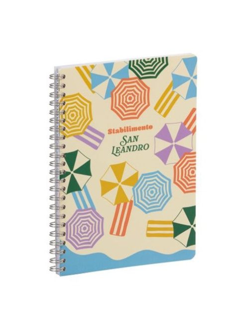 Clairefontaine Jegyzetfüzet Clairefontaine Dolce Amore A/5, spirálos, 74 lapos, vonalas, vegyes minta