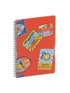 Clairefontaine Jegyzetfüzet Clairefontaine Dolce Amore A/5, spirálos, 74 lapos, vonalas, vegyes minta