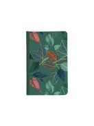 Clairefontaine Jegyzetfüzet Clairefontaine Gaia kék 7,5x12 cm, 24 lapos, vonalas, vegyes minta