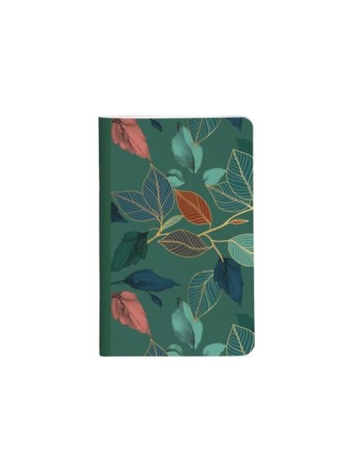 Clairefontaine Jegyzetfüzet Clairefontaine Gaia kék 7,5x12 cm, 24 lapos, vonalas, vegyes minta