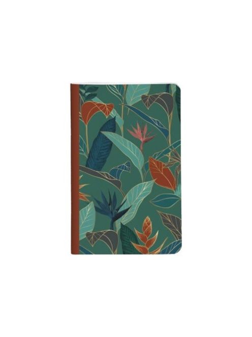 Clairefontaine Jegyzetfüzet Clairefontaine Gaia kék 7,5x12 cm, 24 lapos, vonalas, vegyes minta