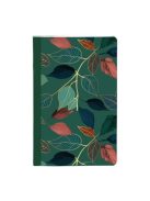 Clairefontaine Jegyzetfüzet Clairefontaine Gaia kék 9x14 cm, 48 lapos, vonalas, vegyes minta