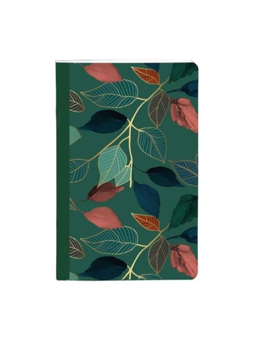 Clairefontaine Jegyzetfüzet Clairefontaine Gaia kék 9x14 cm, 48 lapos, vonalas, vegyes minta