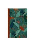 Clairefontaine Jegyzetfüzet Clairefontaine Gaia kék 9x14 cm, 48 lapos, vonalas, vegyes minta