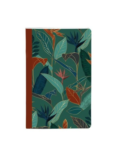 Clairefontaine Jegyzetfüzet Clairefontaine Gaia kék 9x14 cm, 48 lapos, vonalas, vegyes minta