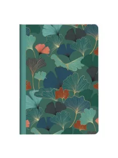   Clairefontaine Jegyzetfüzet Clairefontaine Gaia kék, A/5, 14,8x21 cm, 48 lapos, vonalas, vegyes minta