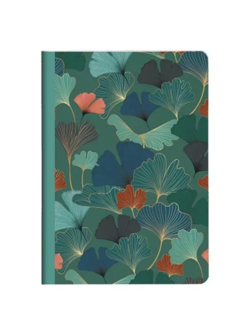 Clairefontaine Jegyzetfüzet Clairefontaine Gaia kék, A/5, 14,8x21 cm, 48 lapos, vonalas, vegyes minta