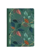 Clairefontaine Jegyzetfüzet Clairefontaine Gaia kék, A/5, 14,8x21 cm, 48 lapos, vonalas, vegyes minta