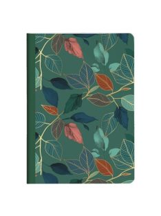   Clairefontaine Jegyzetfüzet Clairefontaine Gaia kék, A/5, 14,8x21 cm, 48 lapos, vonalas, vegyes minta