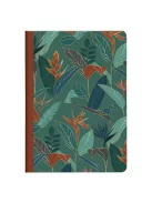 Clairefontaine Jegyzetfüzet Clairefontaine Gaia kék, A/5, 14,8x21 cm, 48 lapos, vonalas, vegyes minta