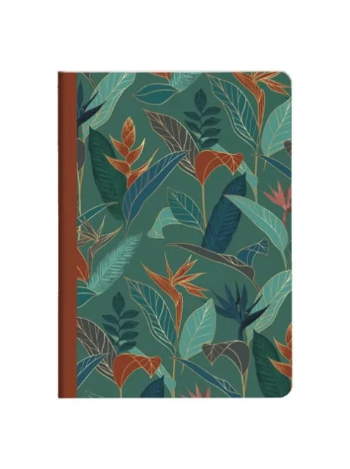 Clairefontaine Jegyzetfüzet Clairefontaine Gaia kék, A/5, 14,8x21 cm, 48 lapos, vonalas, vegyes minta