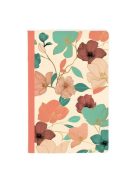 Clairefontaine Jegyzetfüzet Clairefontaine Gaia bézs 11x17 cm, 48 lapos, vonalas, vegyes minta