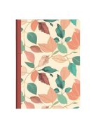 Clairefontaine Jegyzetfüzet Clairefontaine Gaia bézs, A/5, 14,8x21 cm, 48 lapos, vonalas, vegyes minta