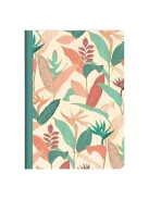 Clairefontaine Jegyzetfüzet Clairefontaine Gaia bézs, A/5, 14,8x21 cm, 48 lapos, vonalas, vegyes minta