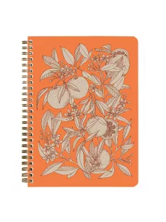   Clairefontaine Jegyzetfüzet Clairefontaine Jardin des Sens A/5, spirálos, 74 lapos, vonalas, vegyes minta