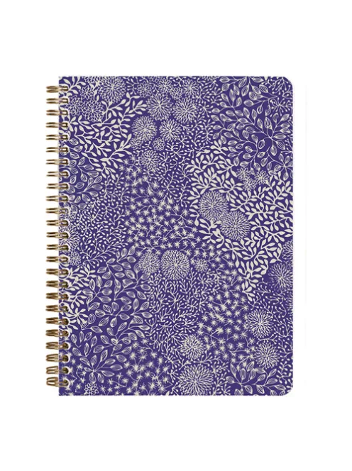 Clairefontaine Jegyzetfüzet Clairefontaine Jardin des Sens A/5, spirálos, 74 lapos, vonalas, vegyes minta