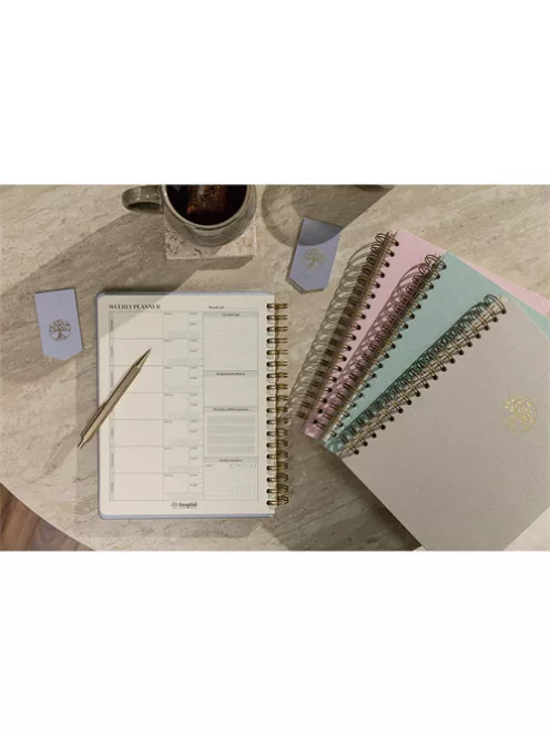 Clairefontaine Tervező Clairefontaine Inspire A/5, spirálos, 96 lapos, vegyes minta