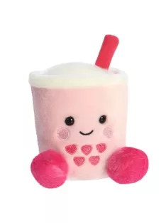   Aurora Játék plüss Aurora Palm Pals bubble tea rózsaszín 13 cm