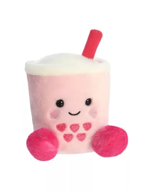 Aurora Játék plüss Aurora Palm Pals bubble tea rózsaszín 13 cm