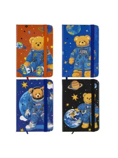   Centrum Jegyzetfüzet Centrum A/7 80 lapos vonalas kemény fedeles asztronauta macis