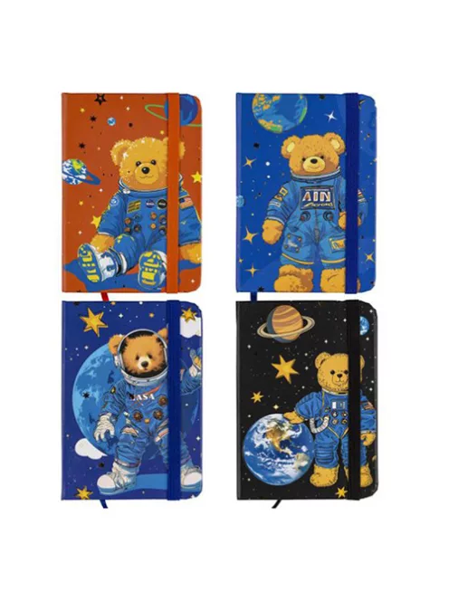 Centrum Jegyzetfüzet Centrum A/7 80 lapos vonalas kemény fedeles asztronauta macis