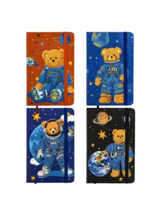   Centrum Jegyzetfüzet Centrum A/6 80 lapos vonalas kemény fedeles asztronauta macis