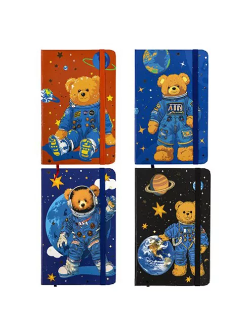 Centrum Jegyzetfüzet Centrum A/6 80 lapos vonalas kemény fedeles asztronauta macis